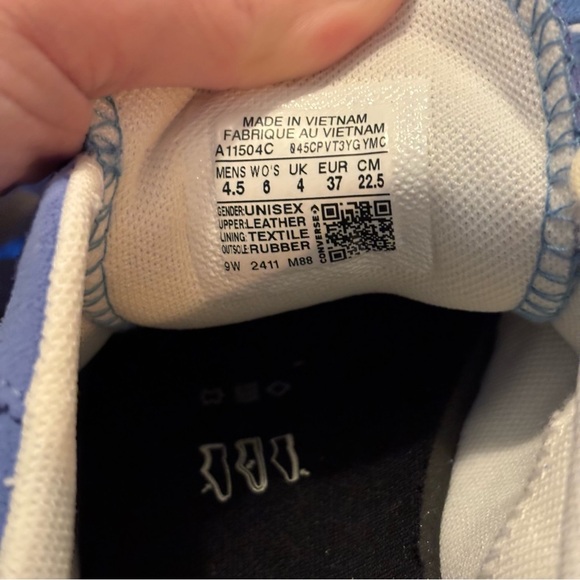 NEW W/O Box Converse UNISEX Run Star Trainer Open Sky & Egret Shoes W 6/M 4.5 - Picture 8 of 9